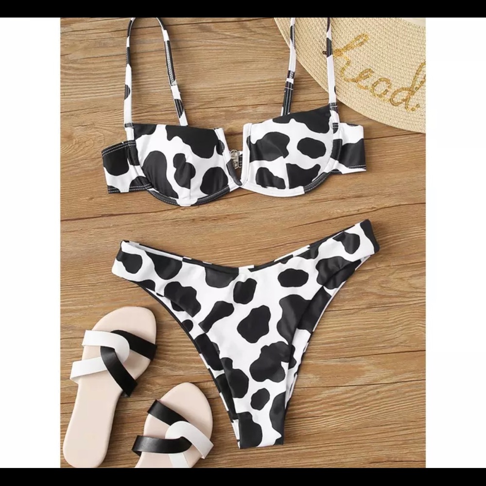 Cow Print Bikini